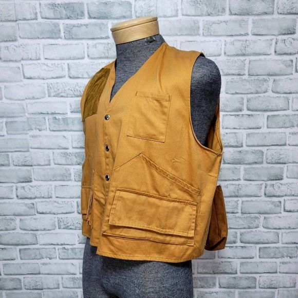 Vintage 80s Newco Hunting Shooting Vest Mens XL Outdoorsman Sportswear Mountain - Picture 3 of 8